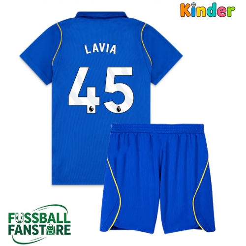 Chelsea Romeo Lavia #45 Replik Heimtrikot Kinder 2026-27 Kurzarm (+ Kurze Hosen)